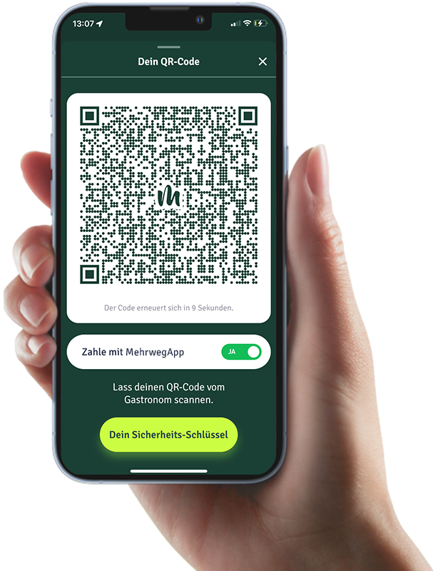 QR Code scannen auf einem Smartphone